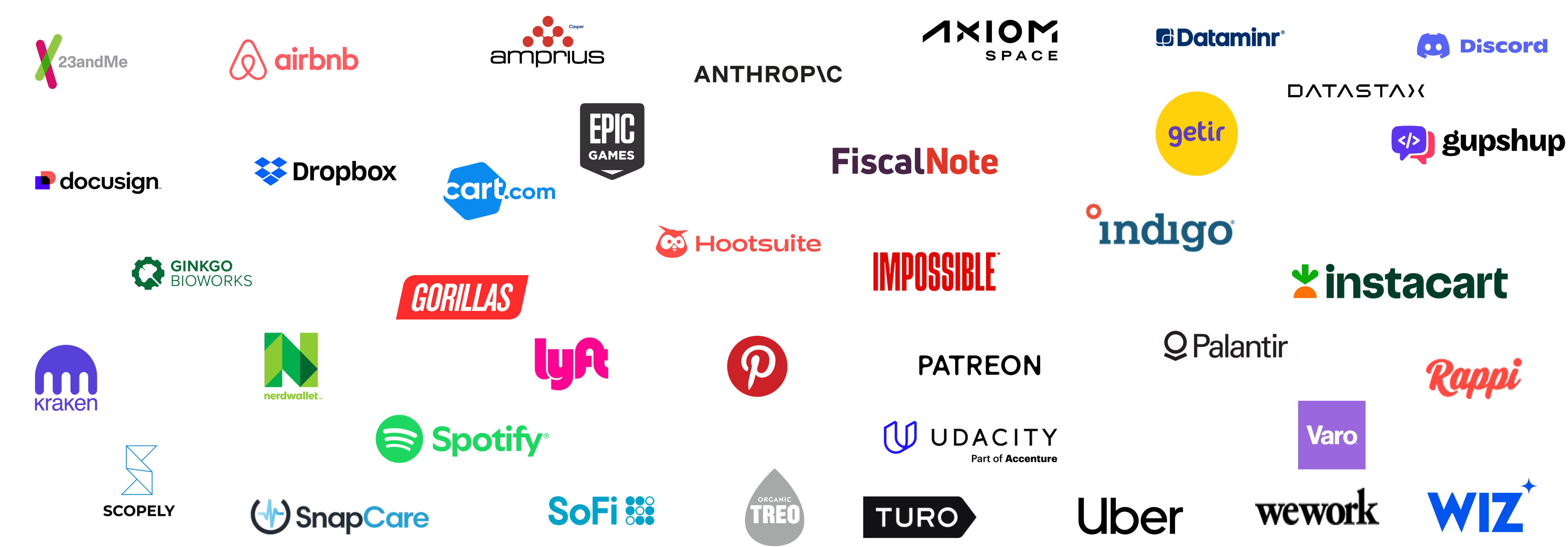 various company logos